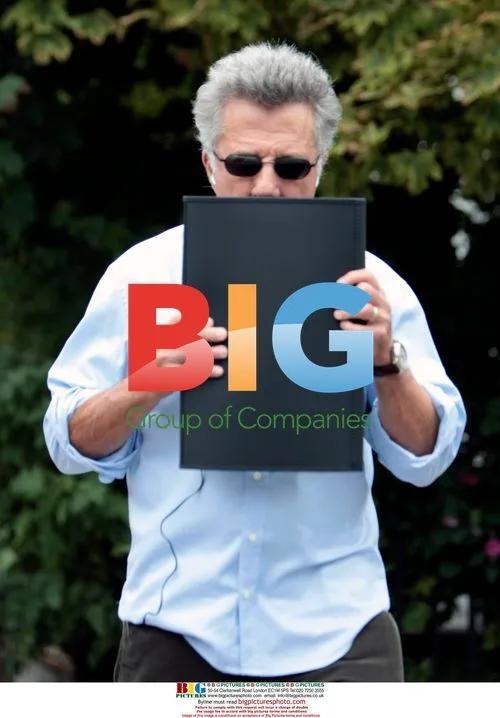 Dustin Hoffman strolls down Kings Road, London