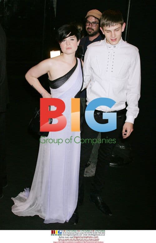 KELLY OSBOURNE and LUKE WORRELL at Marc Jacobs fashion show