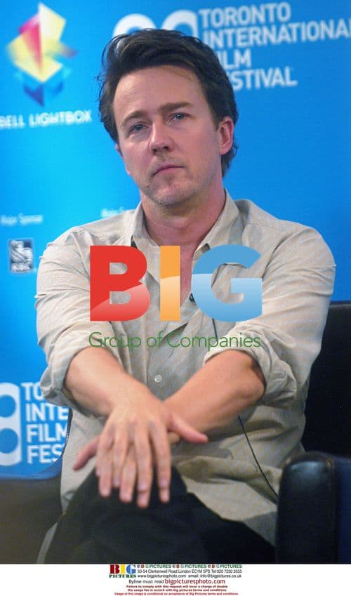 Edward Norton at "Pride And Glory" Press Conference