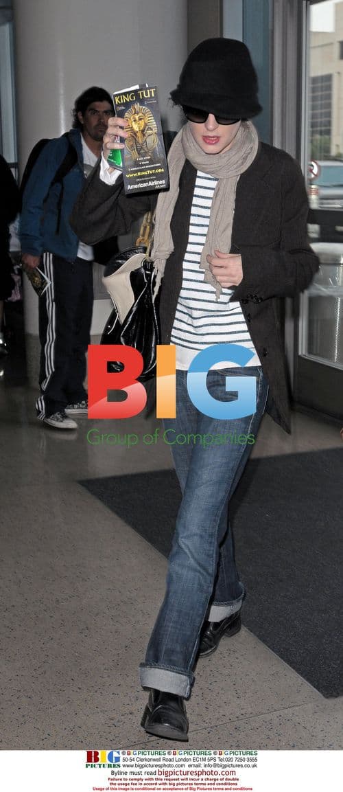 Winona Ryder departs from LAX