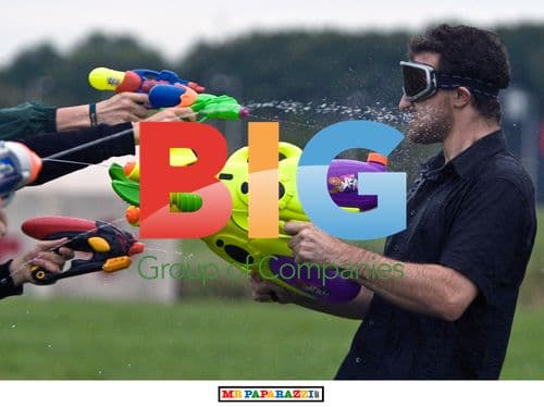 Massive Water Pistol Battle in Mons, Belgium