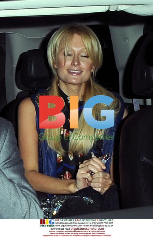 Paris Hilton and Benji Madden leave Bistro 990 Restaurant