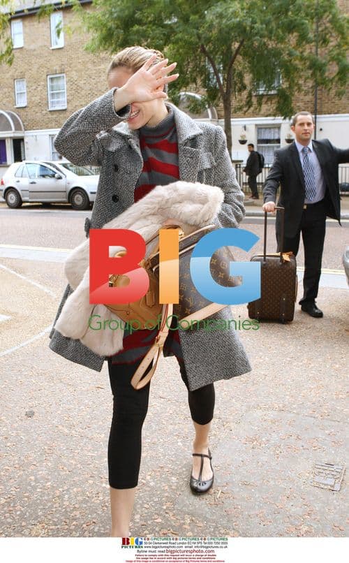 Kelly Brook Arrives at This Morning Studios