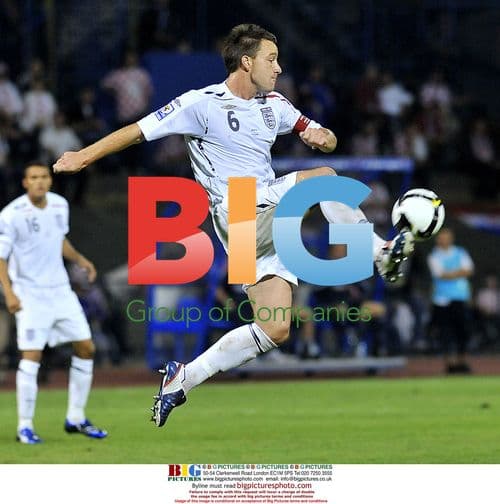 England Captain John Terry at FIFA 2010 World Cup Qualifier