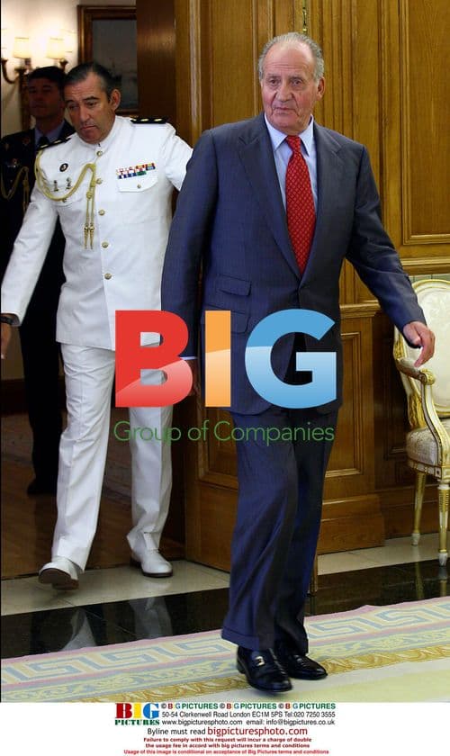 King Juan Carlos receives Costa Rica's president