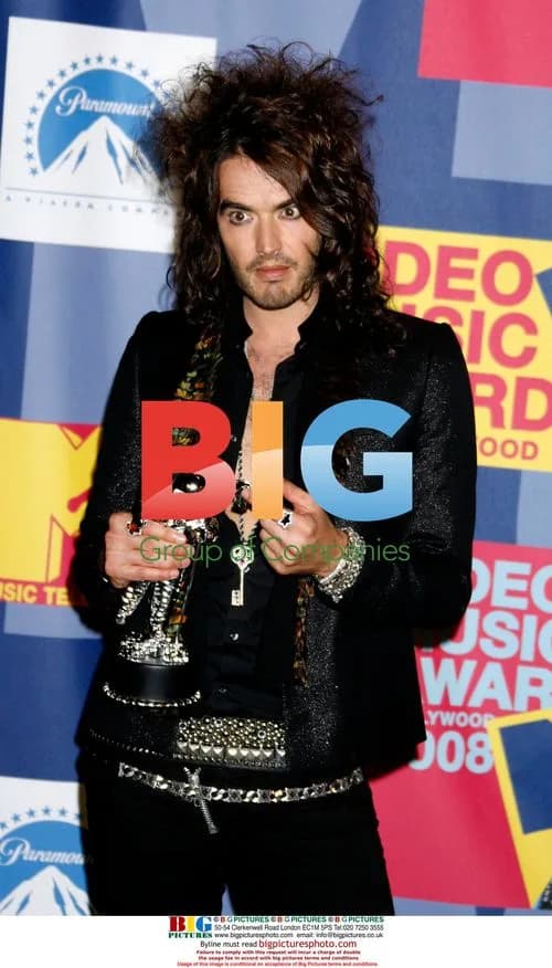 Russell Brand at 2008 MTV VMA Pressroom