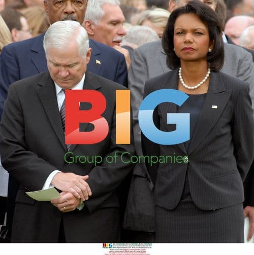 Gates and Rice at WH for 9/11 anniversary