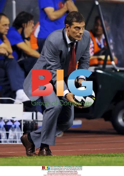 Slaven Bilic at Croatia v England World Cup Qualifier