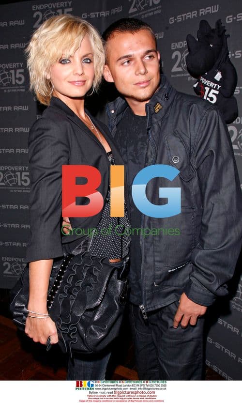 Mena Suvari and Simone Sestito at G-Star Fashion Show