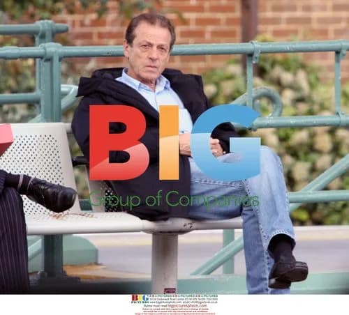 Leslie Grantham 'Dirty Den' at Worthing Station