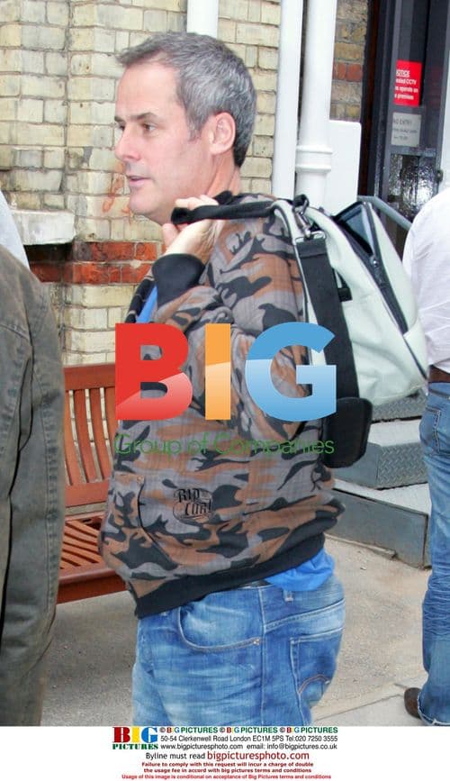 Phil Vickery arrives for ALDI commercial