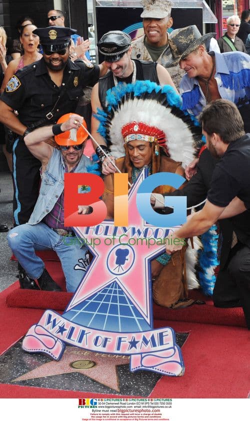 Village People Honored on Hollywood Walk of Fame