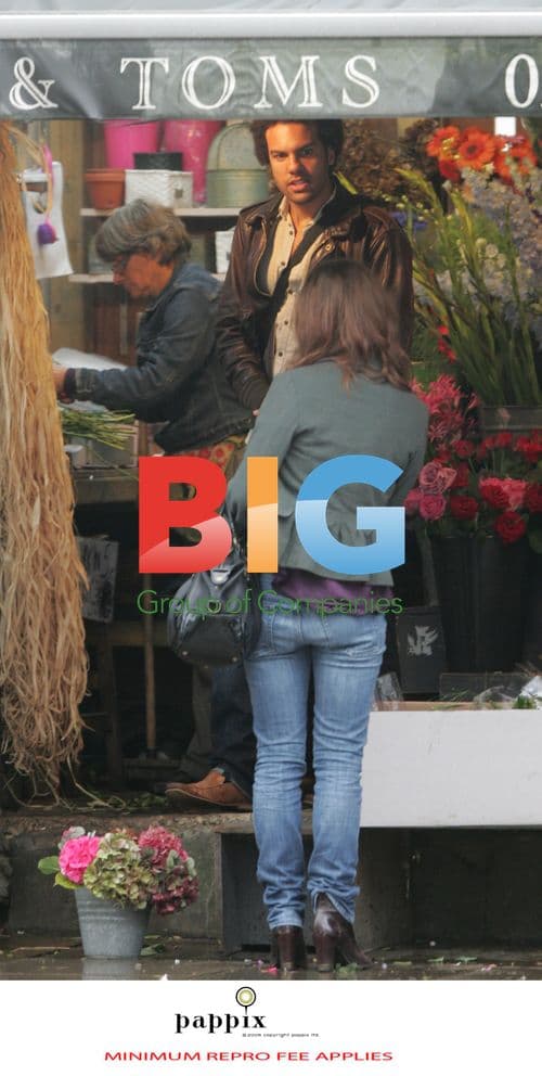 Emilia Fox Seen with Actor O.T Fagbenle