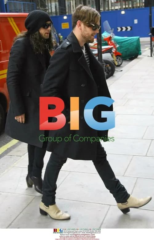 Kings of Leon Arriving at Radio 2 in London
