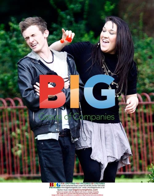 Big Brother Couple Rebecca and Luke Relax with Puppy