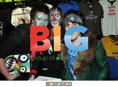 The Mighty Boosh cast signing books