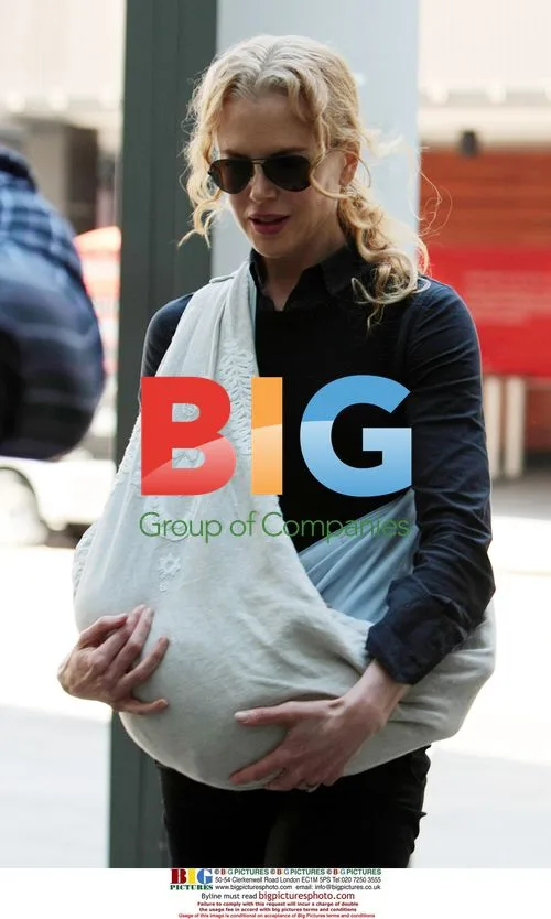 Nicole Kidman with baby Sunday Rose in London