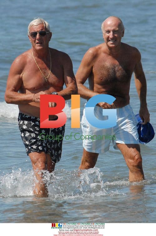 Marcello Lippi relaxes at Twiga Beach in Italy