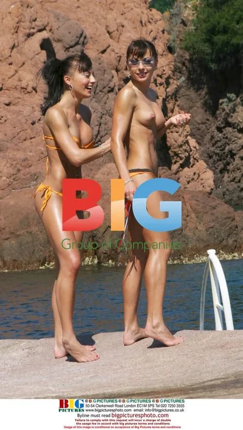 The Cheeky Girls Soak Up Sun in France