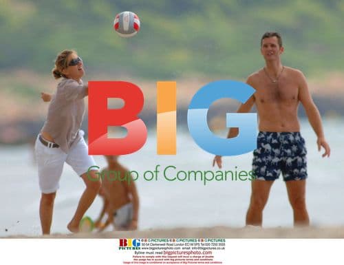 Princess Cristina of Spain at the Beach