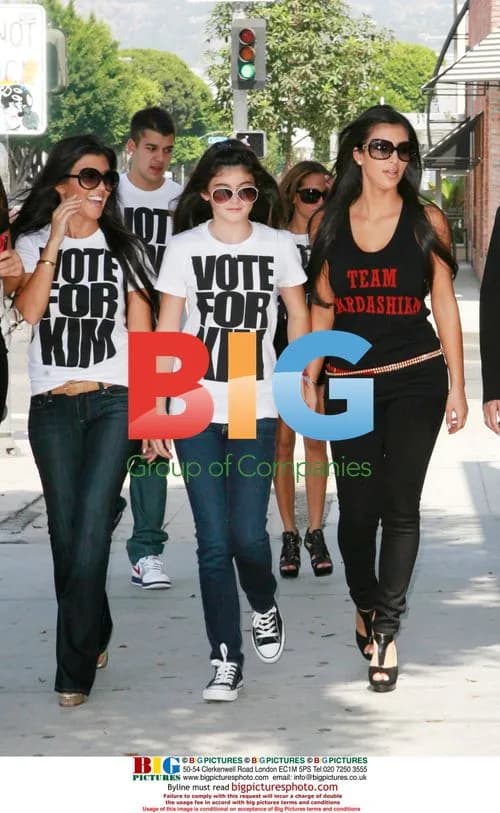 The Kardashians film 'Keeping Up' in LA