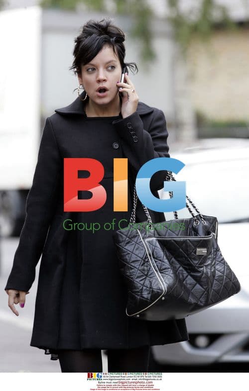 Lily Allen goes shoe shopping in London