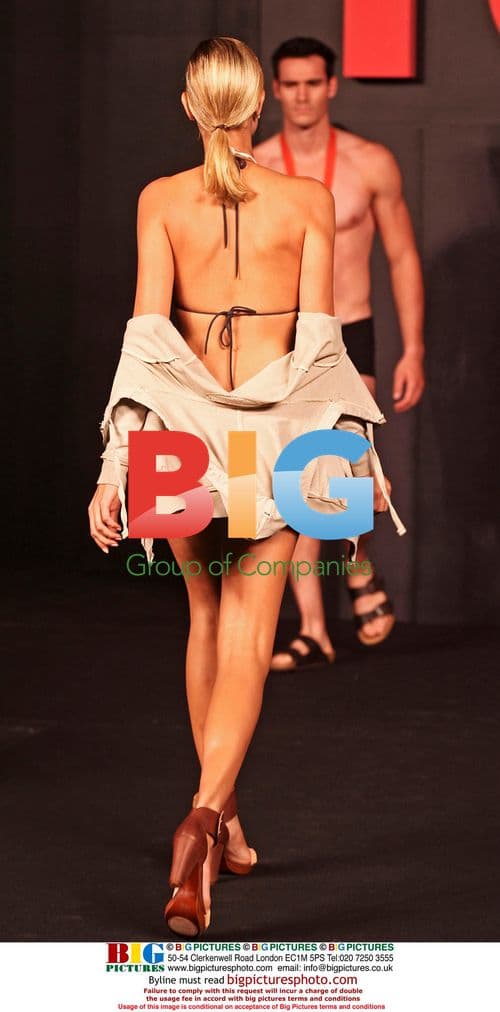 Sandie Meyer on Madrid fashion runway