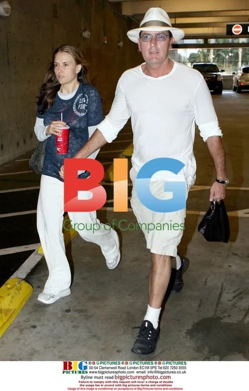 Charlie Sheen and Brooke Pregnant at Hospital