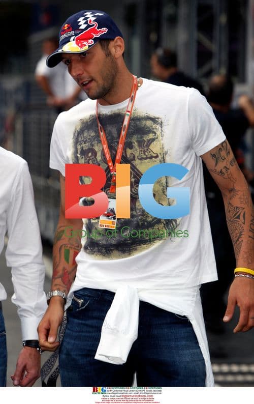 Inter Milan Player at Italian Grand Prix