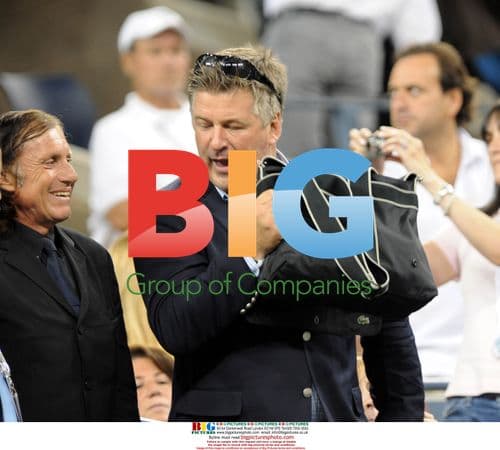 Alec Baldwin at 2008 US Open Tennis