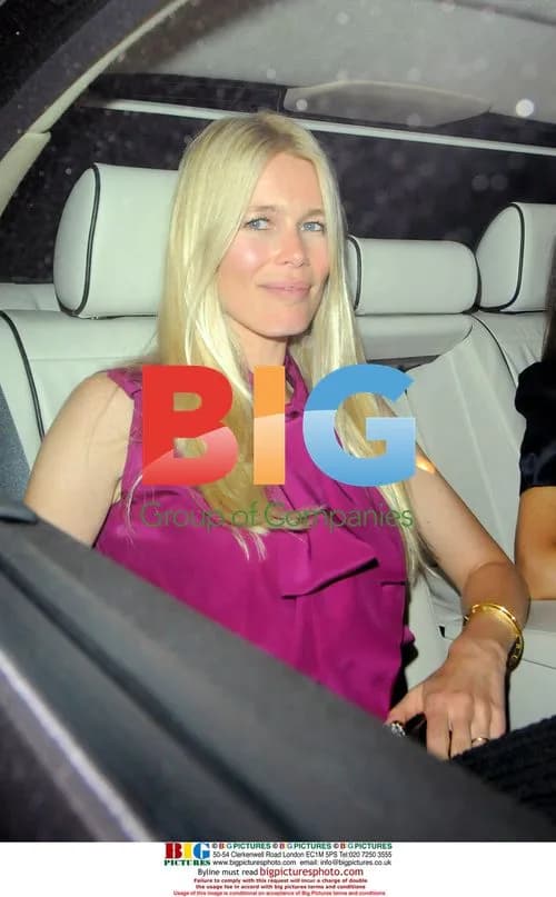 Claudia Schiffer at Jemima Khan Azzaro Launch