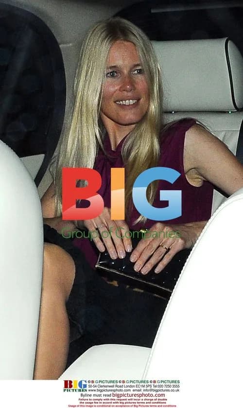 Claudia Schiffer at Jemima Khan for Azzaro Launch