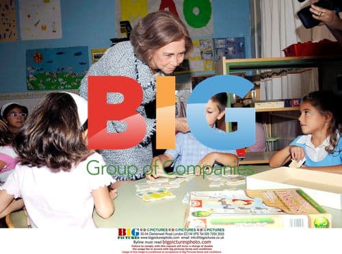 Queen Sofia and King Juan Carlos inaugurate school year