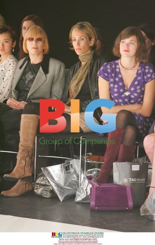 Lisa Butcher and Yasmin Guinness at London Fashion Week