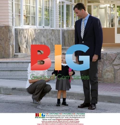 Princes Leonor's first day of school