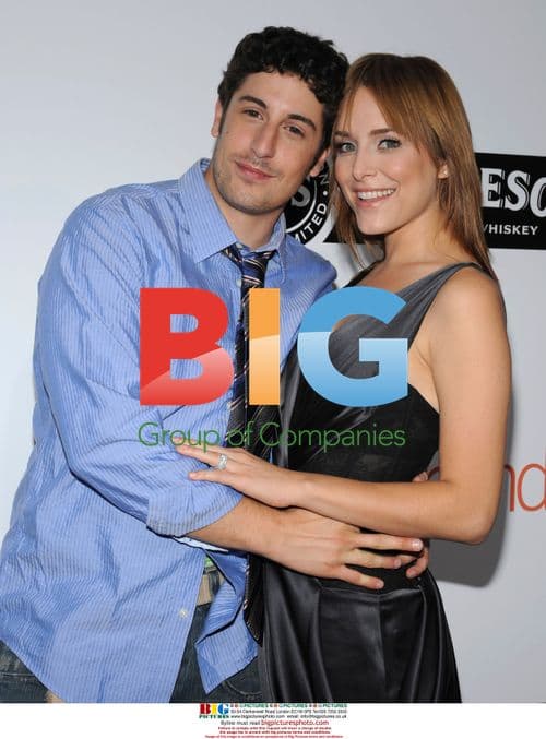 Jason Biggs and Jenny Mollen at film premiere