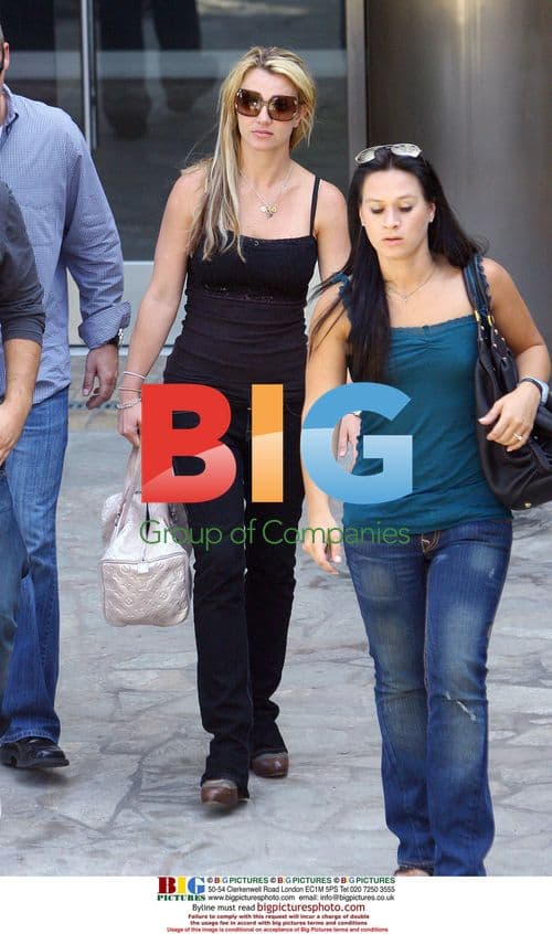 Britney Spears visits Hollywood studio