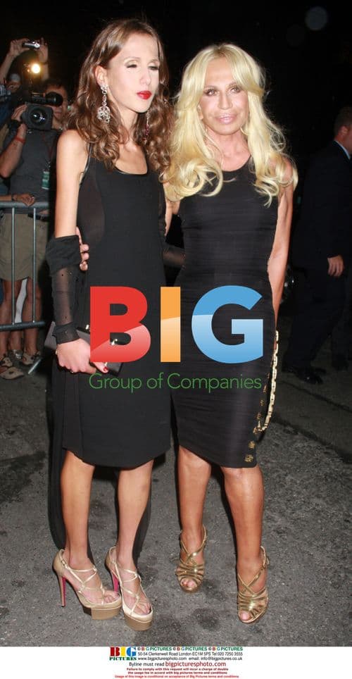 ALLEGRA VERSACE and DONATELLA VERSACE at Marc Anthony's 40th