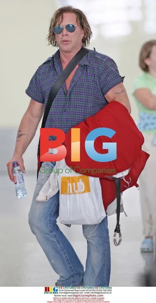 Mickey Rourke at Toronto Airport