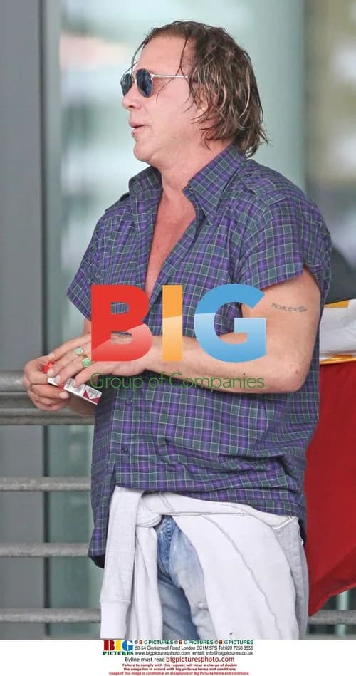 Mickey Rourke at Toronto Airport