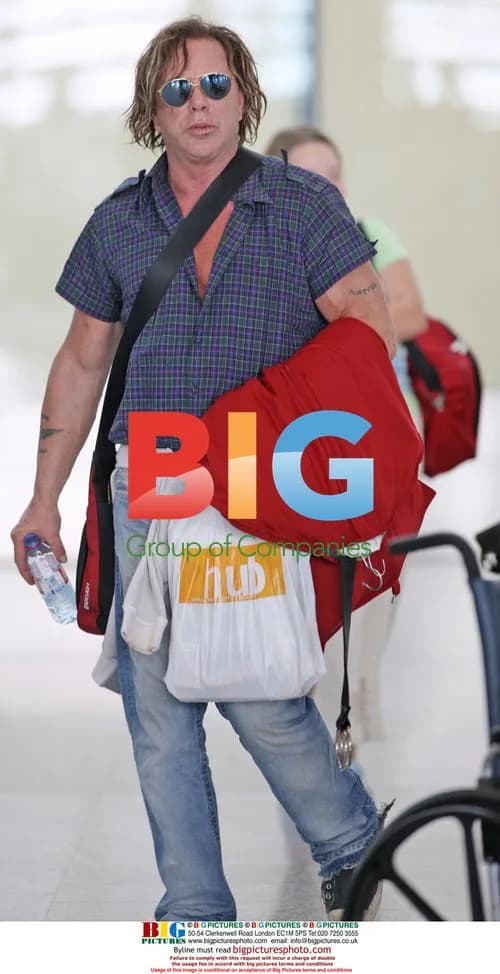 Mickey Rourke at Toronto Airport