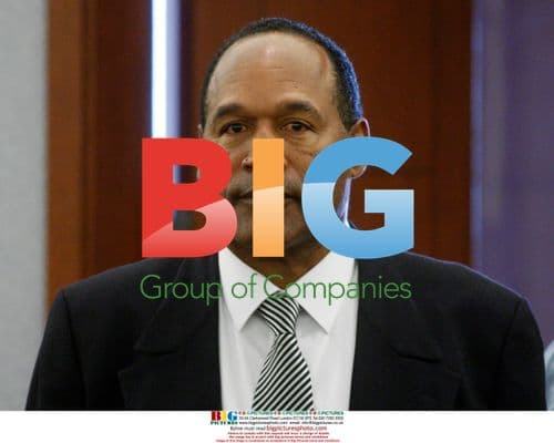 O.J. Simpson appears in court during trial