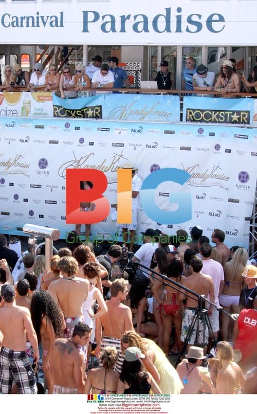 Cisco Adler partying on 'kandy kruise' cruise ship