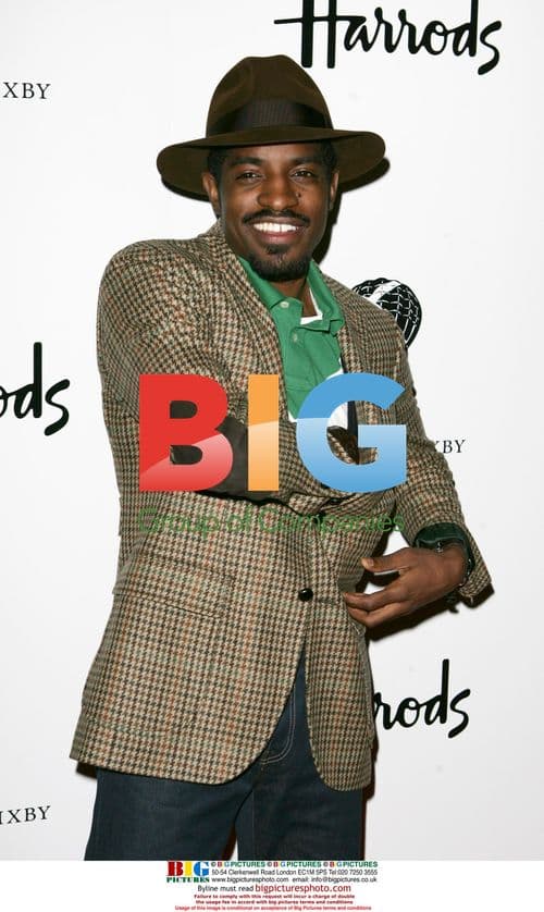 Andre 3000 Hosts Fashion Launch at Harrods
