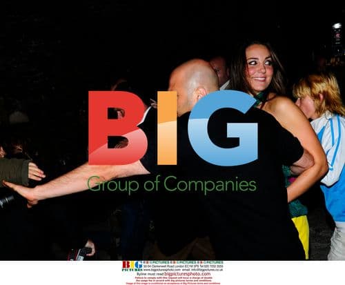 Kate Middleton at Charity Roller Disco