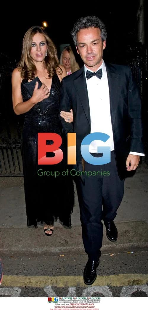 Liz Hurley and Henry Dent-Brocklehurst at Gordon Ramsay Fundraiser