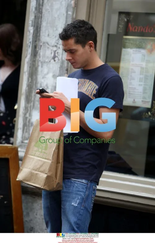Chris Parker spotted in Covent Garden