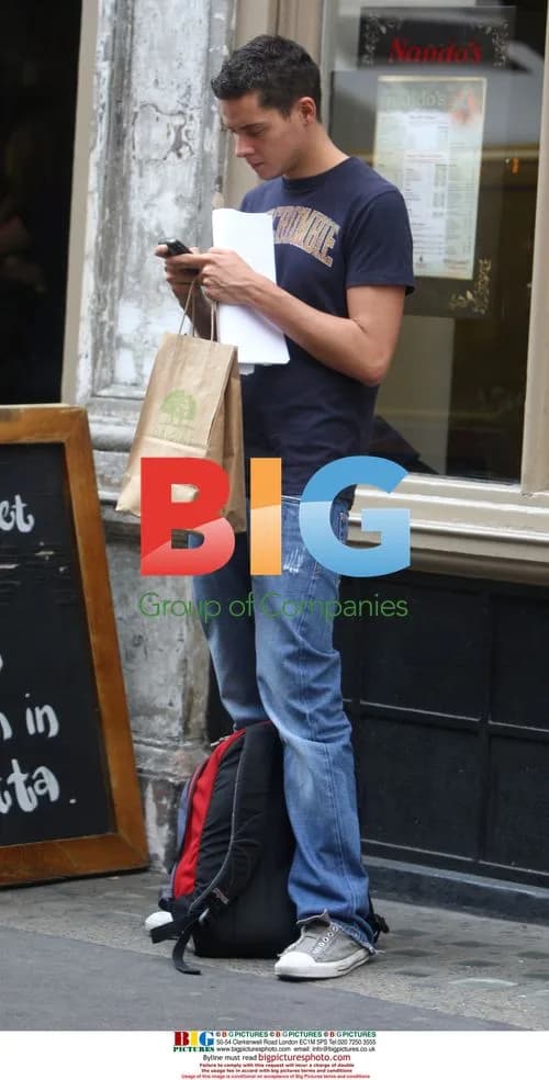Former Eastenders Actor Chris Parker in Covent Garden