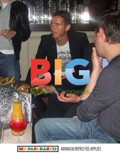 Frank Lampard and Jody Morris at Funky Budha Club