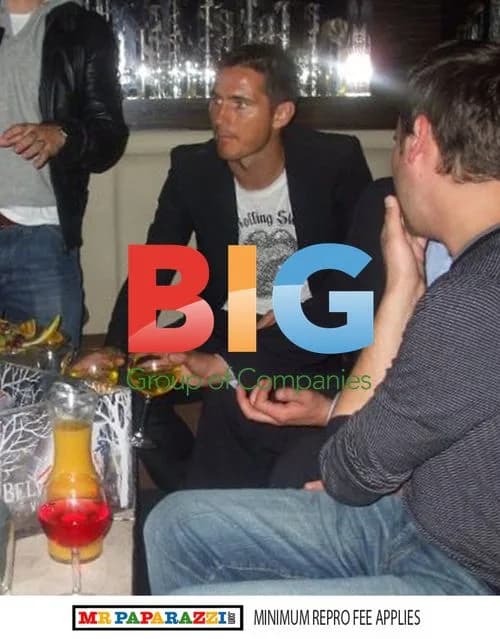 Frank Lampard and Jody Morris at Funky Budha Club